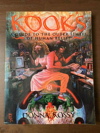 Rare Kooks Book 1994 Donna J.  Kossy Feral House Printing Counter Culture Age