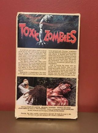 Toxic Zombies (VHS,  Horror,  1984) RARE 2