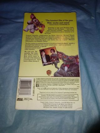 Gremlins 2 The Batch Rare VHS blockbuster 2