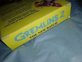 Gremlins 2 The Batch Rare VHS blockbuster 3