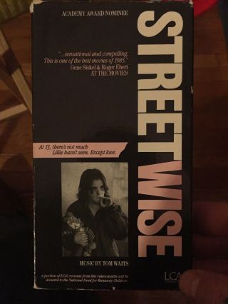 Streetwise Rare Vhs Documentary Music By Tom Waits Seattle Runaways