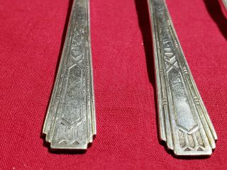 6 IS Wm Rogers FRIENDSHIP / MEDALITY Pattern Salad Forks 2