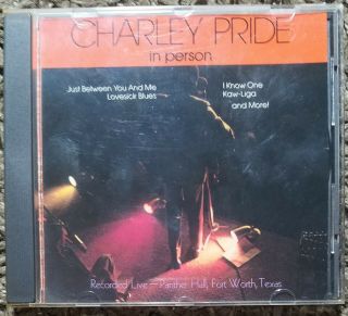 Rare 1989 Charley Pride In Person Cd