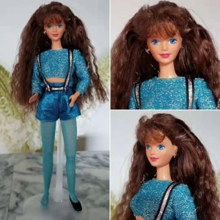 Mattel Barbie Dance Moves Midge Doll Friend Red Crimped Hair Jointed 1994 90s