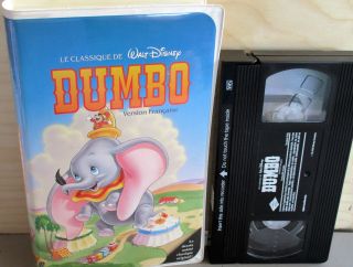 Dumbo (1941) Vhs Disney Black Diamond Rare French Language Ntsc