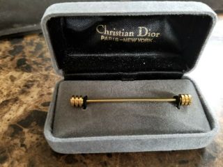 Vintage Christian Dior Tie Pin/collar Bar/scarf Pin - -