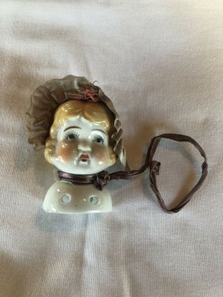 Antique German? Blonde China Doll Head - Head Only