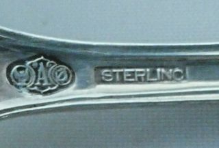 Alvin Manufacturing Co.  Sterling Silver Large Serving Fork 9.  25 