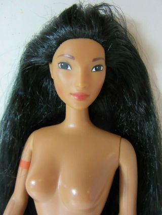Barbie Pocahontas Nude Long Hair Tnt Body - Ht
