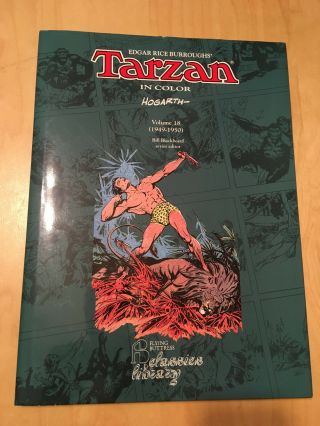 Erb Tarzan In Color Vol.  18 (1949 - 1950) By Burne Hogarth Nbm Hc Rare