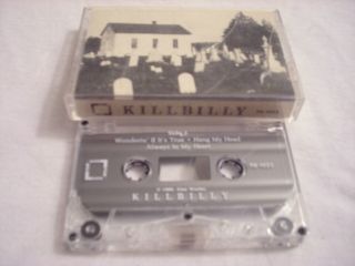Very Rare Promo Killbilly Demo Cassette Tape 1989 Dallas Texas Slim Richey 6trax