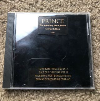 Prince - The Legendary Black Album (cd,  1994,  Warner Bros.  Records) Rare Sampler
