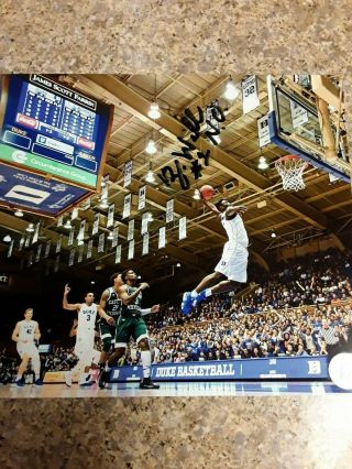 ⁹sale Photo Zion Williamson Signed In Person With Rare Part Of Last Name Slam