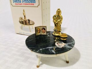 Ideal Petite Princess Dollhouse Furniture Occ Table Set Vintage Mid Century Mod