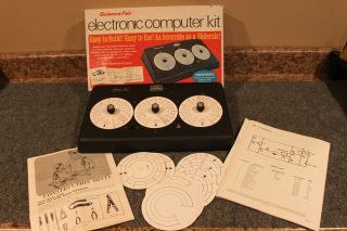 Vintage Science Fair Electronic Computer Kit Cat.  No 28 - 180 Radio Shack Rare