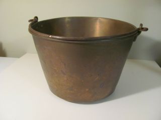 Vintage The American Brass Kettle Co.  Pail/bucket,  Patina
