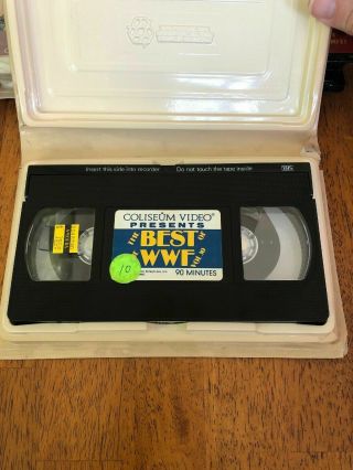 WWF BEST OF VOLUME 10 VHS COLISEUM VIDEO RARE WRESTLING CLAMSHELL CASE 2
