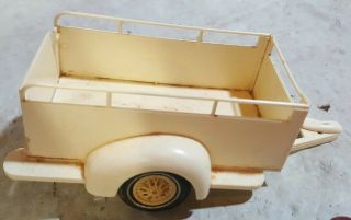 Vintage 1962 Amt Buick Trailer Model Kit And Tools.  Built