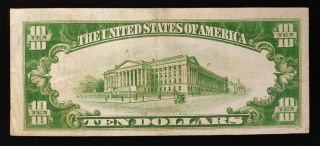 1928 Series U.  S.  $10 Ten Dollar Bill GOLD Certificate Rare Uncirculated Note 2