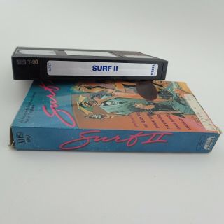 Surf II 2 VHS Movie Vtg 1984 Comedy Media Video Tape Funny Beach Party Rare OOP 3