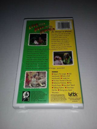 Joe Scruggs In Concert: Live From Deep in the Jungle VHS,  1997 educational rare 2