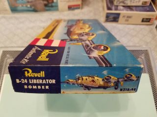Vintage 1954 Revell H - 218:98 Consolidated B - 24 Liberator Bomber 1:96 scale Rare 2