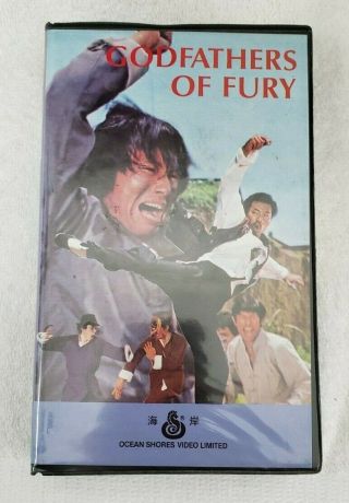 Godfathers Of Fury Ocean Shores Vhs Kung Fu Rare