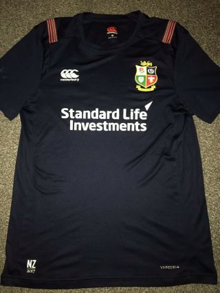 Gb And Irish Lions Training Shirt Zealand 2017 Medium Rare
