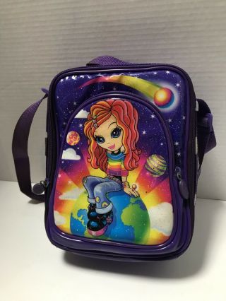 Vintage Rare Lisa Frank Insulated Lunch Snack Bag Box