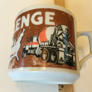 Vintage Challenge Cup Mug CCB Cook Bros Cement Tilter Truck Mixer Coffee RARE 2