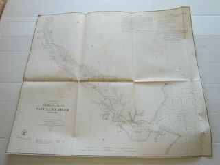 (1) 1859 U.  S.  Coast Survey.  Chart: " Patuxent River,  Maryland "