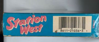 RARE Vintage VHS “Station West” Dick Powell Jane Greer Burl Ives 1987 FOX Movie 3