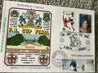 Rare Football First Day Cover Fa Cup Final 1981 With 2004 Replay