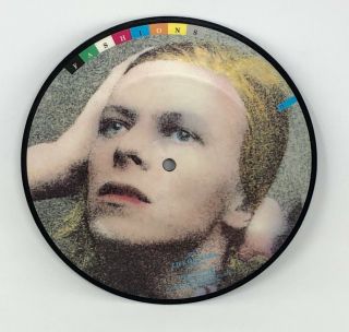 David Bowie Life On Mars Rare Uk Fashions 7 " Picture Disc /vinyl Record
