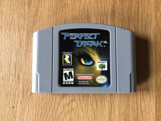 N64 Perfect Dark Cartridge Nintendo 64 Game
