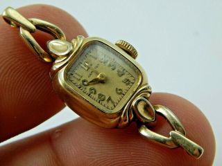 Vintage Ladies Hamilton Jacklyn 10k Gold Filled Cal 750 Wrist Watch