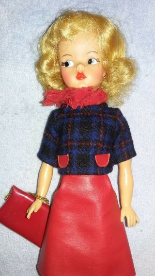 Vintage Ideal Tammy Doll With Outfit Purse