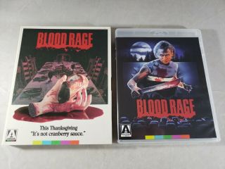 Blood Rage Bluray Arrow Video W/ Slipcover Oop Rare 3 Disc Limited Edition