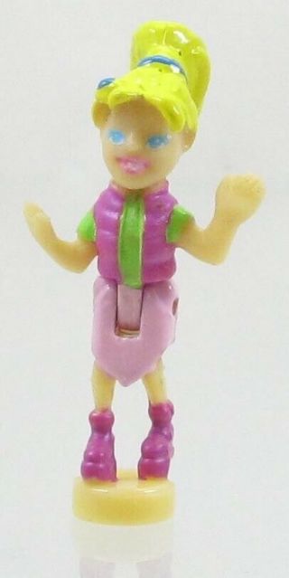 2002 Vintage Polly Pocket Doll Amusement Park Butterfly Ride - Polly Mattel Toys