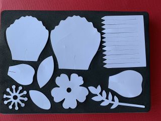 Stampin Up Bouquet Bigz L Die - Very Rare Retired Flowers Fence