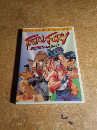 Fatal Fury - Double Impact (anime Dvd Double Feature) Viz Media/pioneer (rare)