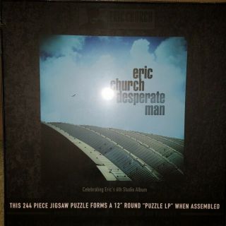 Eric Church Desperate Man Double Down Tour RARE Limiited Edition Puzzle 2
