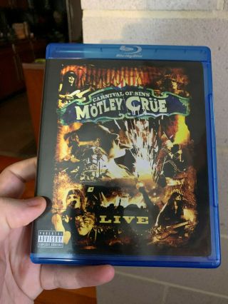 Motley Crue Carnival Of Sins Blu - Ray Out Of Print Rare Tommy Lee Like Oop