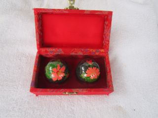 Stress Balls In Case Ancient City Health Ball Factory Baoding China Rare Floral