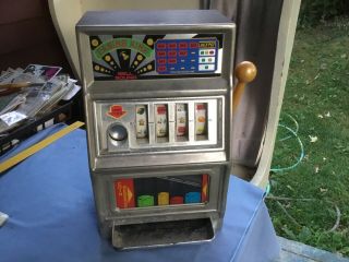 Vintage Waco Casino King 25 Cent Casino Slot Machine Gambling Antique Metal Toy