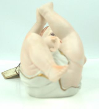 Vintage Piano Baby Bisque Porcelain Figure Hand Painted 9 