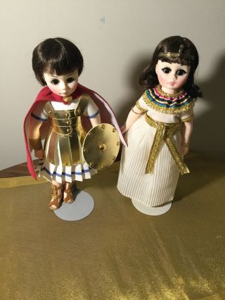 Vintage Rare 1976 Madame Alexander Cleopatra And Marc Anthony - 12 " In Boxes