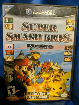 Smash Bros.  Melee | Complete | Nintendo Gamecube | | Rare | Mario