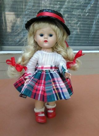 Vintage Vogue Ginny Slw Doll In Her Tiny Miss Medford Tagged 40 Outfit