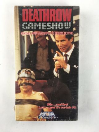 Deathrow Gameshow 1988 Vhs Rare Oop 1st Media Release Vg